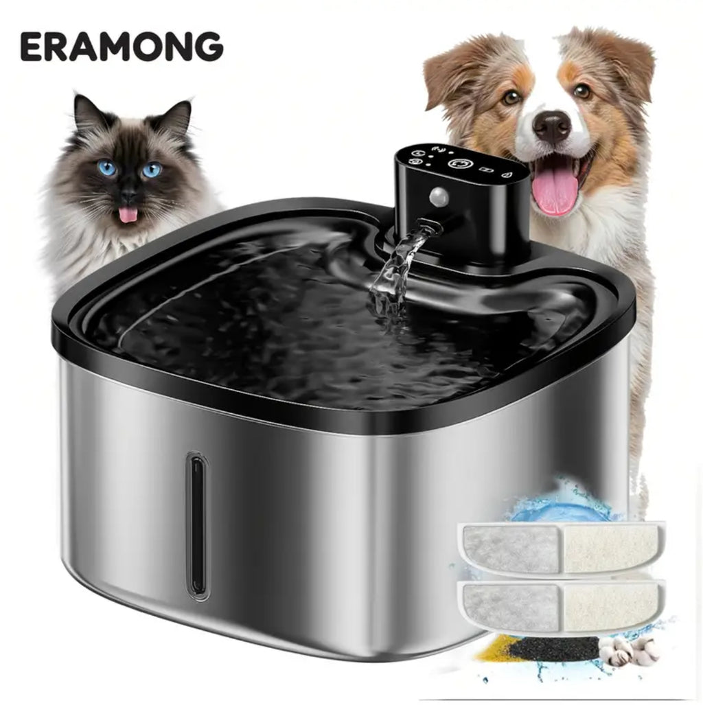 water fountain for cats and dogs نافورة الماء للقطط و الكلاب