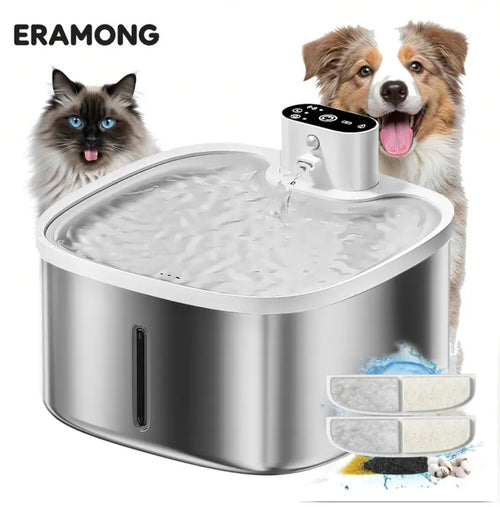 water fountain for cats and dogs نافورة الماء للقطط و الكلاب